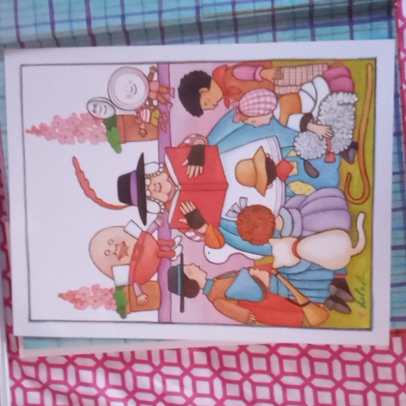 Mother Goose Book (1985) Collectible Print Included - Picture 6 of 6